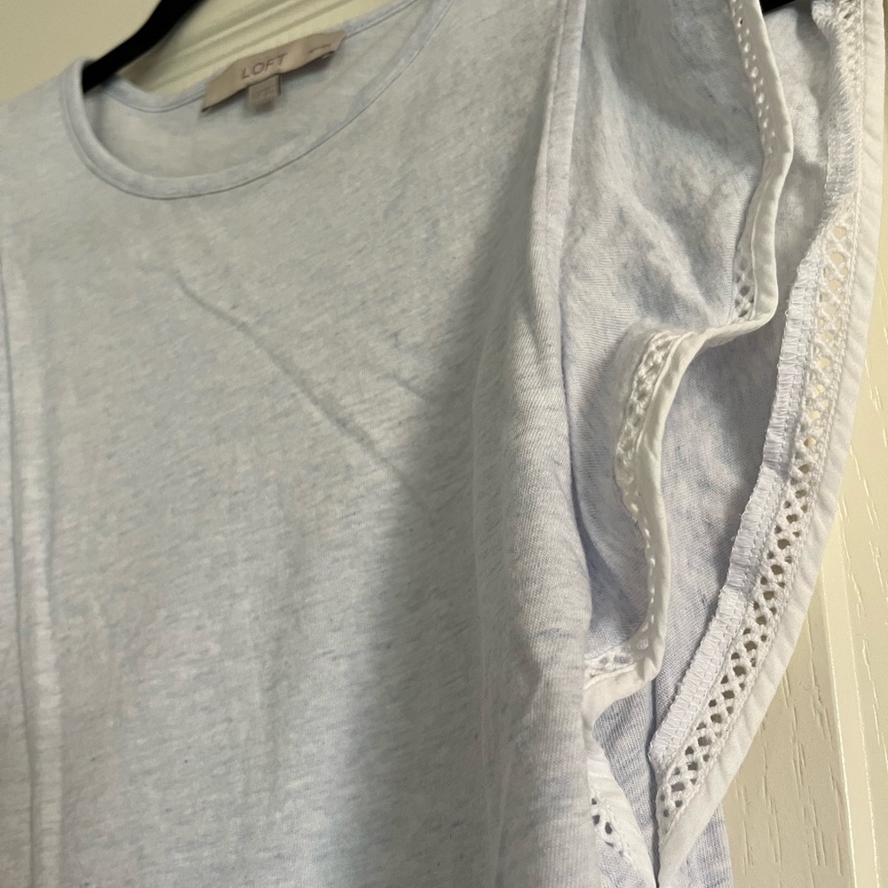 Loft Tank with Lace-Type Trim - Size XXSP